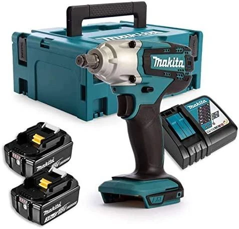 Makita DTW190 su akumuliatoriais ir įkrovikliu