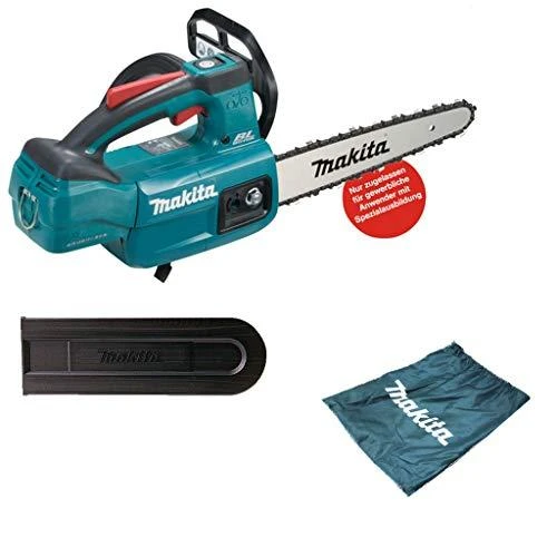Makita DUC254CZ Akumuliatorinis grandininis pjūklas, 18 V, BL variklis, 250 mm (drožimo juosta), 24 m/s, be akumuliatoriaus ir krovikli