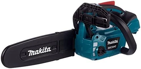 Makita DUC254CZ Akumuliatorinis grandininis pjūklas, 18 V, BL variklis, 250 mm (drožimo juosta), 24 m/s, be akumuliatoriaus ir krovikli