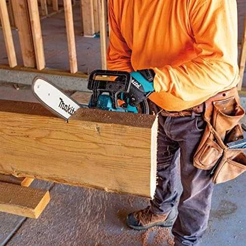 Makita DUC357RT Akumuliatorinis grandininis pjūklas, 18 V, 1 x 5,0 Ah, DC18RC, BL variklis, 350 mm, 7,7 m/s,