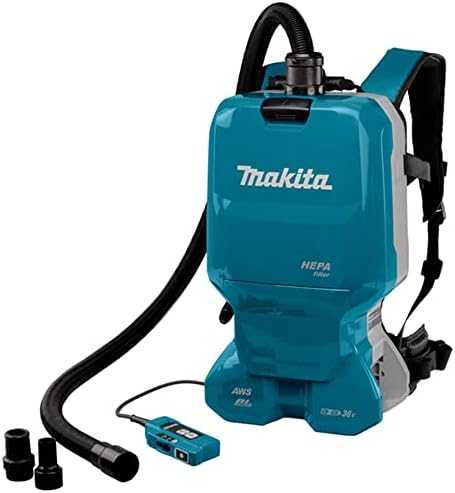 Makita DVC665ZU Akumuliatorinis (kuprinė) dulkių siurblys 2x18 V Li-ion, AWS, No acc., komplektuojama be akumuliatorių ir kroviklio!