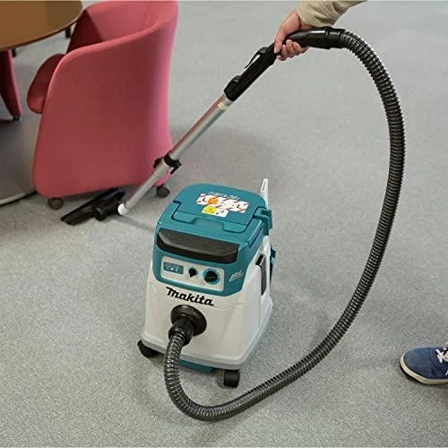 Makita DVC156LZX1 Akumuliatorinis dulkių siurblys 2x18 V Li-ion; Be akumuliatorių ir kroviklio! RAMIOJE!