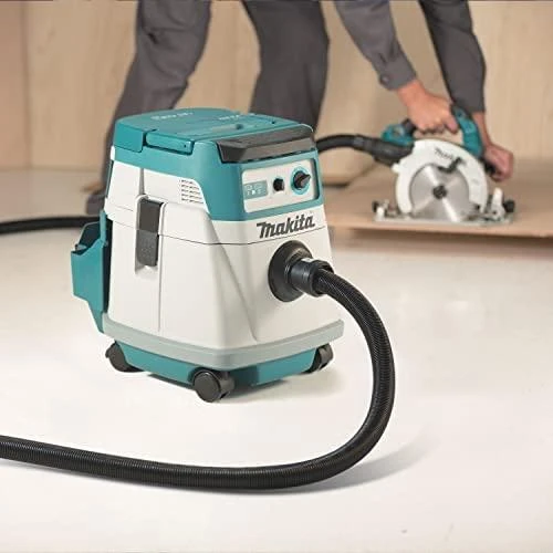 Makita DVC156LZX1 Akumuliatorinis dulkių siurblys 2x18 V Li-ion; Be akumuliatorių ir kroviklio! RAMIOJE!