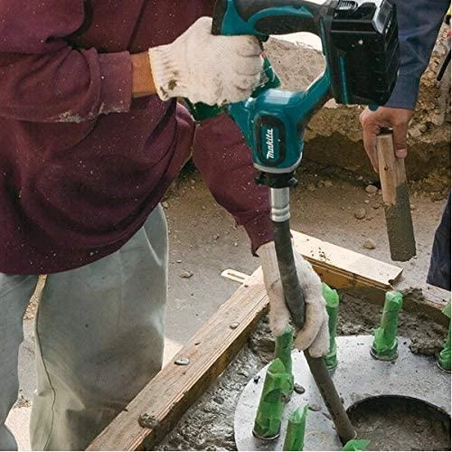 Makita DVR450Z Akumuliatorinis giluminis vibratorius, 18 V, 1200 mm, Be akumuliatorių ir kroviklio!