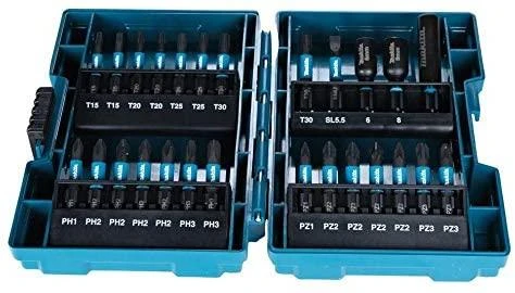 Makita Sukimo antgalių rinkinys E-03109 Impact Juodas • 90 vnt. • 25/50