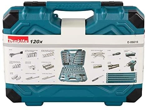 Makita rankinių įrankių rinkinys Makita E-06616 120 vnt.