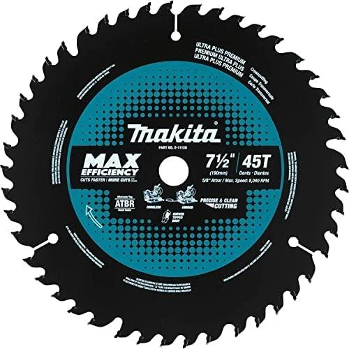 Makita T.C.T. pjūklas 190X20X1,85mm 10° T45 EFFICUT E-11156