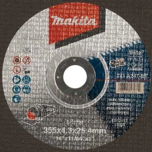 Makita Pjovimo diskas Metalui 355X4,3X25,4MM 5 vnt. (E) CE001G E-12790-5