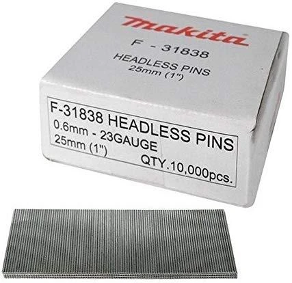 Makita Smeigės 0,6X25MM, Plienas P25, 10.000 Vnt. F-31838 Smeigės 0,6X25MM, Plienas P25, 10.000 Vnt. BPT350, BPT351, AF500HP