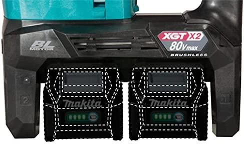 Makita HM002GZ03 Atskėlimo plaktukas XGT, 40V MAX x2 (80V MAX), 20,9 J, SDS-MAX, 12 kg, bešepetėlinis variklis, AWS (be AWS lusto), AVT, XPT, "Z" versija - komplektuojamas be akumuliatoriaus ir kroviklio