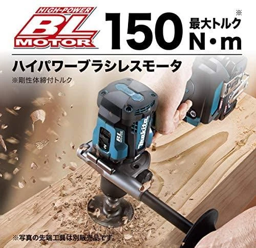 Makita HP001GZ Smūginis Akumuliatorinis gręžtuvas-suktuvas XGT, 140/68Nm, bešepetėlinis variklis, 13mm metalinis griebtuvas, "Z" versija - komplektuojamas be akumuliatoriaus ir kroviklio