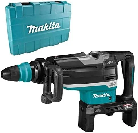 Makita HR006GZ Perforatorius XGT, 40V MAX x2 (80V MAX), SDS-MAX, 21,4 J, 52mm; 12,9kg, bešepetėlinis variklis, AVT, AFT, AWS (be AWS lusto); XPT; "Z" versija - komplektuojamas be akumuliatoriaus ir kroviklio