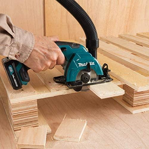 Akumuliatorinis diskinis pjūklas Makita HS301DSME; 12 V; 2x4,0 Ah akum.