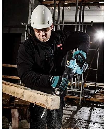 Makita JR001GM201 Reciprocating saw XGT, 32mm stroke; 3,54kg; greitas ašmenų keitimas; bešepetėlinis variklis, 2X4,0Ah, greitasis kroviklis ; įrankių dėklas