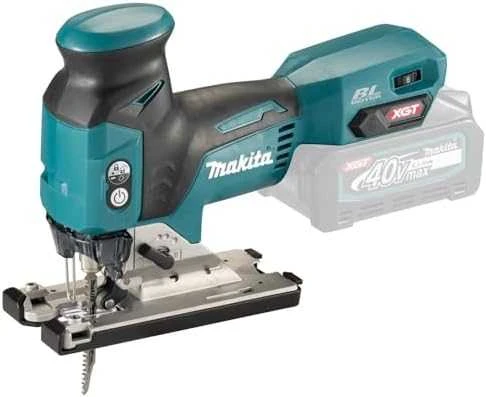 Makita JV001GZ Akumuliatorinis siaurapjūklis XGT 40V, bešepetėlinis variklis, 800-3500min¹, 26mm, "Z" versija - komplektuojamas be akumuliatoriaus ir kroviklio