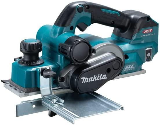 Makita KP001GZ Akumuliatorinis oblius XGT, 82mm, bešepetėlinis variklis, AWS (be AWS lusto), elektrinis stabdys, Be akumuliatorių ir kroviklio!