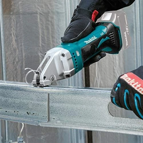 Makita DJS161Z Akumuliatorėnis skardos žirklės, 18 V, plienas 1,6 mm, nerūdijantis plienas 1,2 mm, min. pjovimo radiusas 250mm, Be akumuliatorių ir kroviklio!