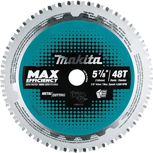 Makita T.C.T. pjūklas EFFICUT METAL 150X1.1X20mm 0° T48 B-69331 T.C.T • 150 x20 mm • T48 • 0° • Metalui/Nerūd. plienui