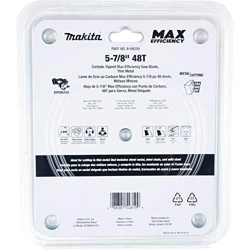 Makita T.C.T. pjūklas EFFICUT METAL 150X1.1X20mm 0° T48 B-69331 T.C.T • 150 x20 mm • T48 • 0° • Metalui/Nerūd. plienui