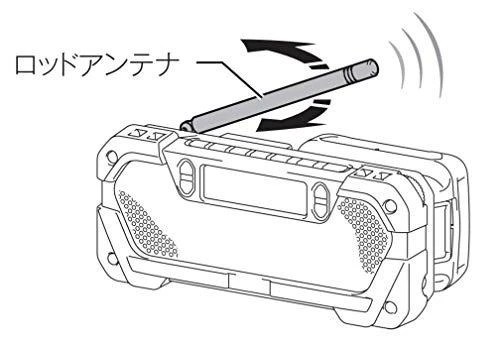 Makita radijas DEAMR052, 10,8V CXT, be akumuliatoriaus ir kroviklio