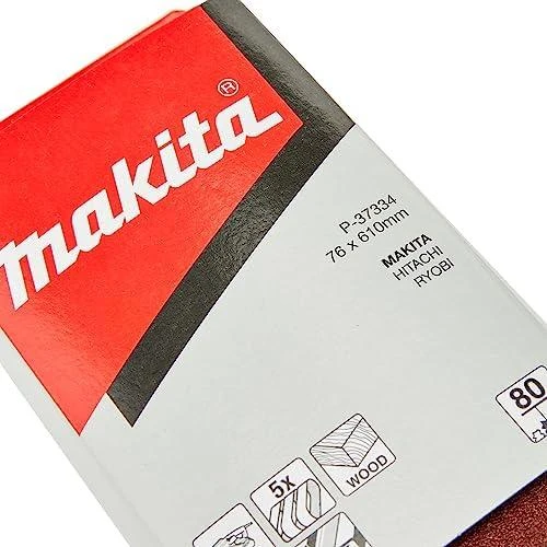 Makita Šlifavimo juosta 76x610 K80(5Vnt.) 9920 P-37334