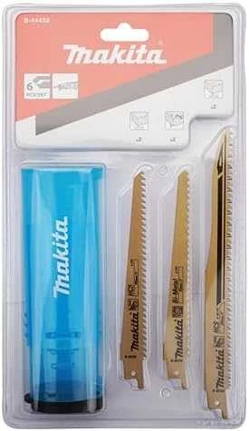 Makita Tiesinio pjūklo pjūklelių komplektas 6 Vnt. Medžiui B-44432