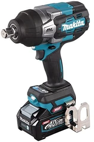 Makita TW001GM201 Smūginis veržliasukis XGT, 3/4", 1800Nm, 2xLED, bešepetėlinis variklis, 2X4,0Ah, greitasis kroviklis; MAKPAC lagaminas