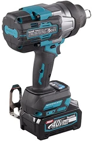 Makita TW001GM201 Smūginis veržliasukis XGT, 3/4", 1800Nm, 2xLED, bešepetėlinis variklis, 2X4,0Ah, greitasis kroviklis; MAKPAC lagaminas
