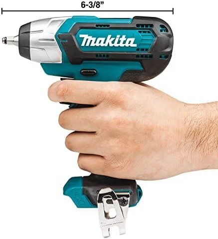 Makita TW060DZ Akumuliatorinis smūginis veržliasukis, 1/4", 12V, 60 Nm, Be akumuliatorių ir kroviklio!