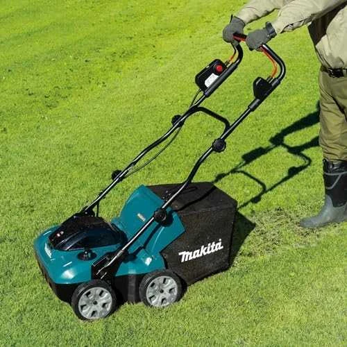 Makita UV001GZ akumuliatorinis skarifikatorius 40Vmax, XGT, BL variklis, plotis 38 cm, žolės surinktuvas 50 l