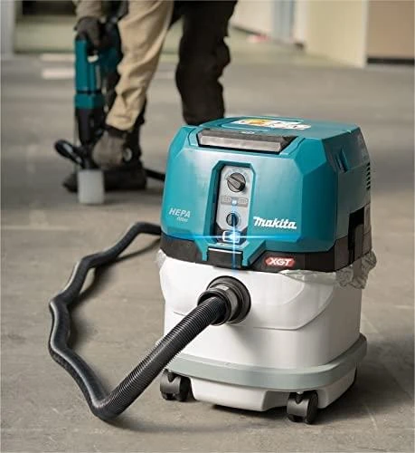 Makita VC004GLZ01 Akumuliatorinis XGT dulkių siurblys, 2X40V, 40Vmax, AWS. Komplektuojamas be akumuliatorių ir kroviklio.