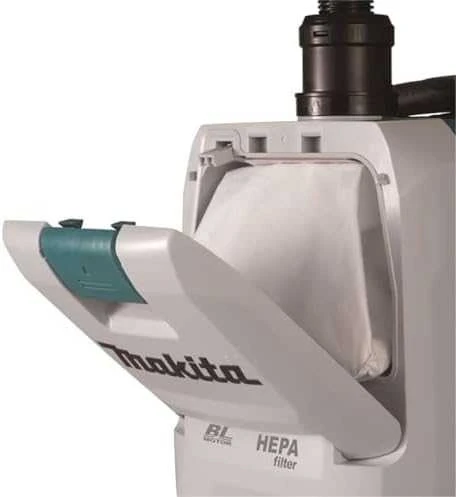 Makita VC008GZ Akumuliatorinis (kuprinė) dulkių siurblys 40V XGT, komplektuojama be akumuliatorių ir kroviklio!