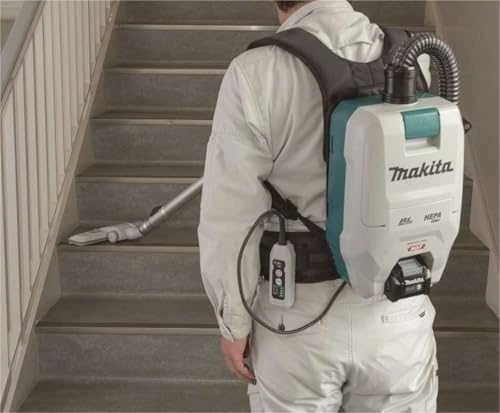 Makita VC008GZ Akumuliatorinis (kuprinė) dulkių siurblys 40V XGT, komplektuojama be akumuliatorių ir kroviklio!