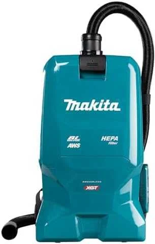 Makita VC012GZ01 Akumuliatorinis (kuprinė) dulkių siurblys 40V XGT, 6L, AWS, komplektuojama be akumuliatorių ir kroviklio!