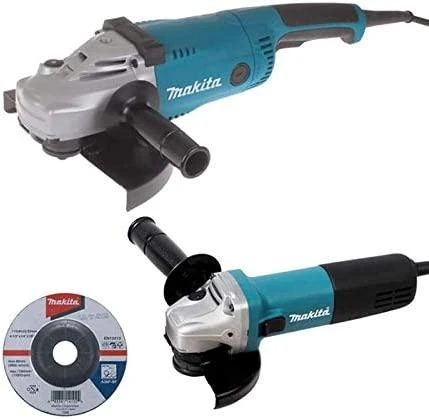 MAKITA KAMPINIS ŠLIFULĖLIŲ KOMPLEKTAS DK0053 (GA9020 + 9558HNR) DĖKLAS