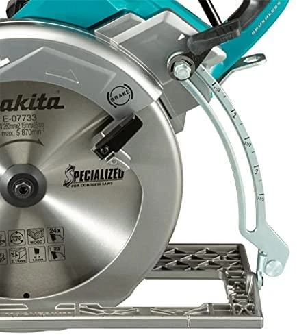 Makita RS002GZ Rankinis diskinis pjūklas, XGT, ø260x30mm, 95mm, AWS (be AWS lusto), bešepetėlinis variklis, "Z" versija - komplektuojamas be akumuliatoriaus ir kroviklio