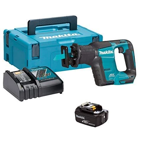 Makita DJR188RTJ Akumuliatorinis tiesinis pjūklas, 18 V, 2x5,0Ah Li-ion, BRUSHLESS