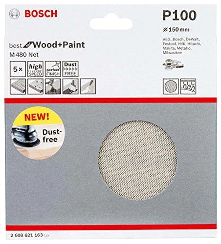 Bosch Šlifavimo tinklelis M 480 150mm, G100, 5 vnt.