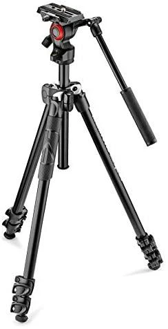 Manfrotto 290 šviesos rinkinys su skysta vaizdo galvute