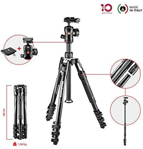 Manfrotto trikojis MKBFRLA4B-BHM Befree 2N1