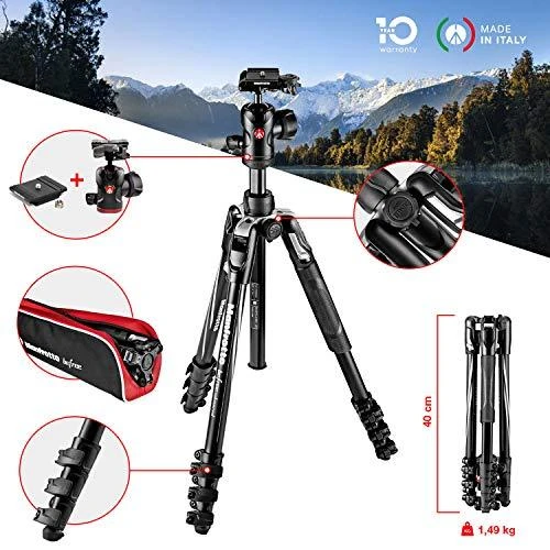Manfrotto Befree Advanced Lever Juodas