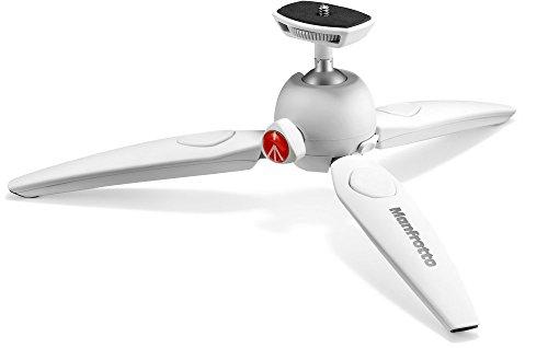 Trikojis - Manfrotto PIXI EVO Reguliuojamos Kojos Lengvas Baltas