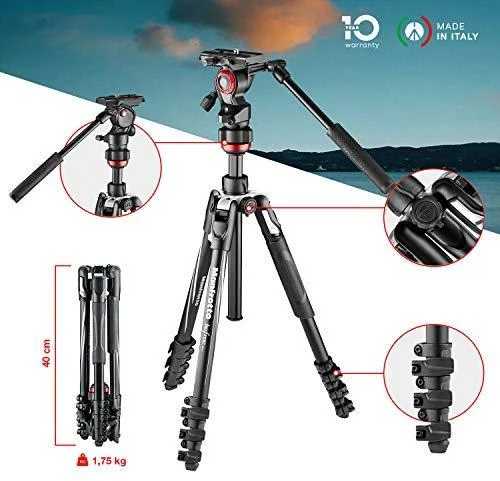 Manfrotto BEFREE Live svirtis, juoda