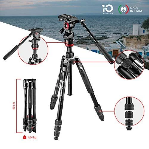 Manfrotto BEFREE Live Twist juoda