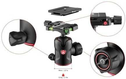 Manfrotto MH496 su Q6 plokšte