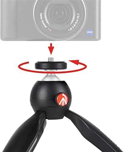 Manfrotto PIXI MII juoda plieno trikojis