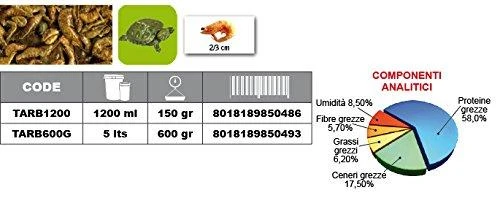 Prodac TartaFood Big džiovintos krevetės dideliems vandens vėžliams 1200ml/150g