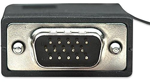 Manhattan Manheteno 10 m SVGA garso kabelis VGA (D-Sub) + 3,5 mm Juoda