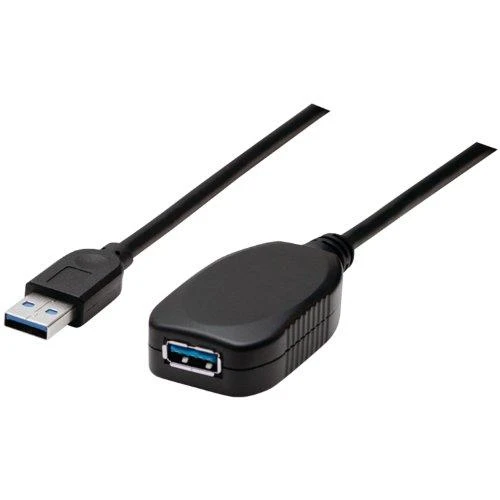 StarTech Manhattan 5m USB 3.0 USB kabelis 3.2 Gen 1 (3.1 Gen 1) USB A Juoda