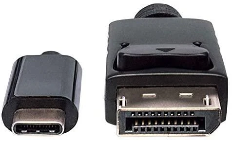Manhattan 152464 vaizdo kabelio adapteris 2 m C tipo USB DisplayPort Juoda